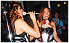 Special guest Cassie and Alisa at the Party of the Year 2002!